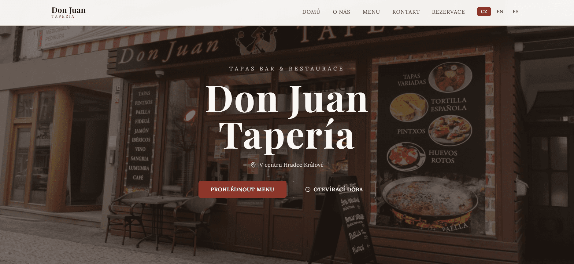 Španělská restaurace Don Juan Taperia